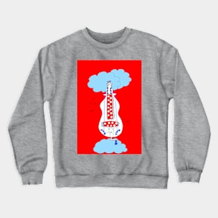 Hurdy-gurdy Polka Dot Head in the Clouds Crewneck Sweatshirt